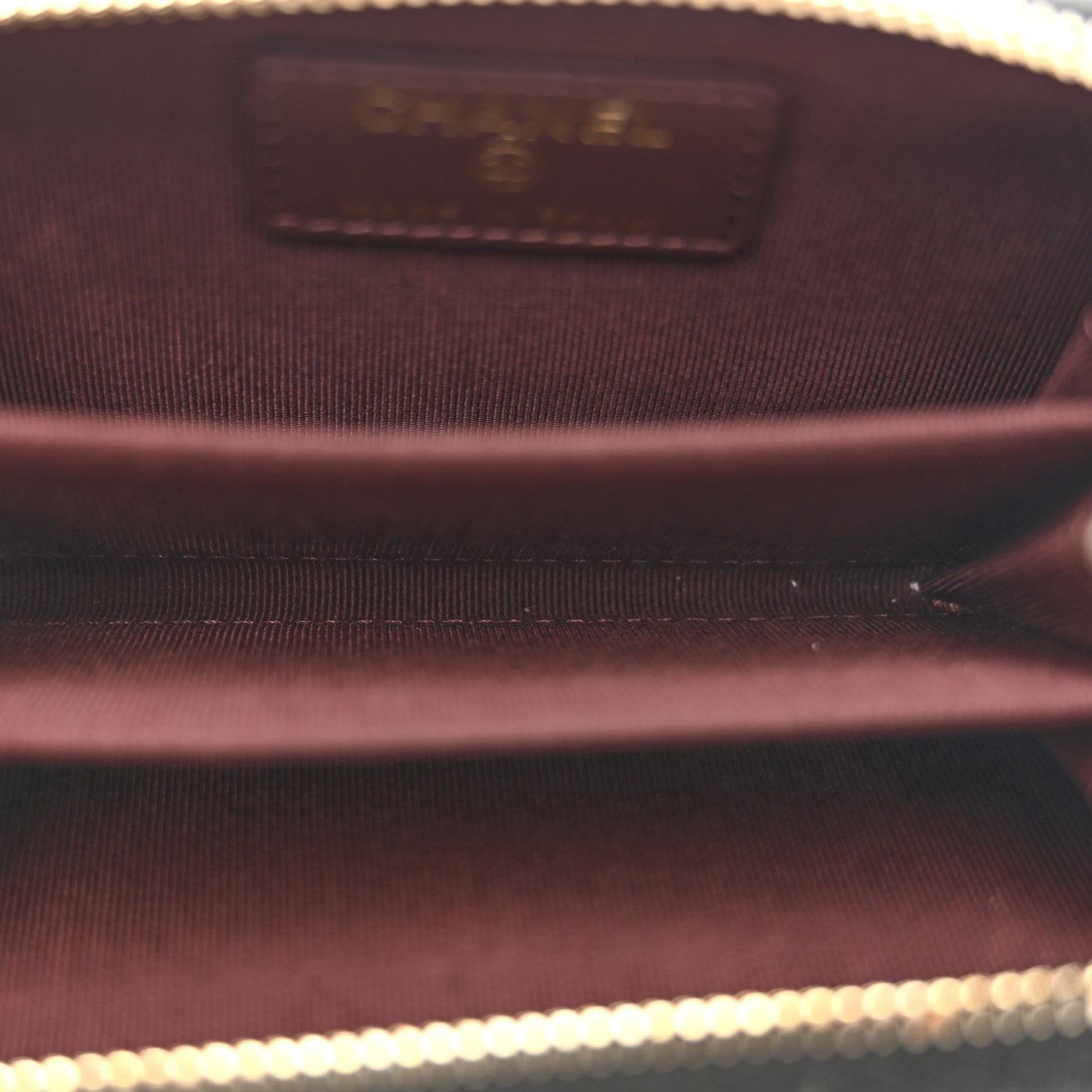 Chanel Caviar Quilted Zip Coin Purse Black 5 of 10