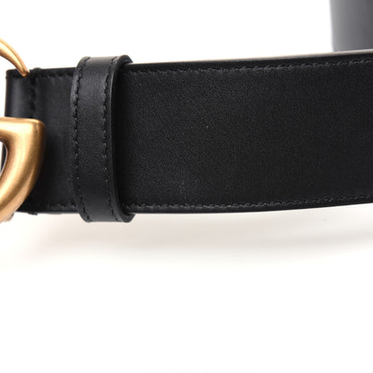 Gucci Calfskin Double G 40mm Belt 75 30 Black 8 of 10