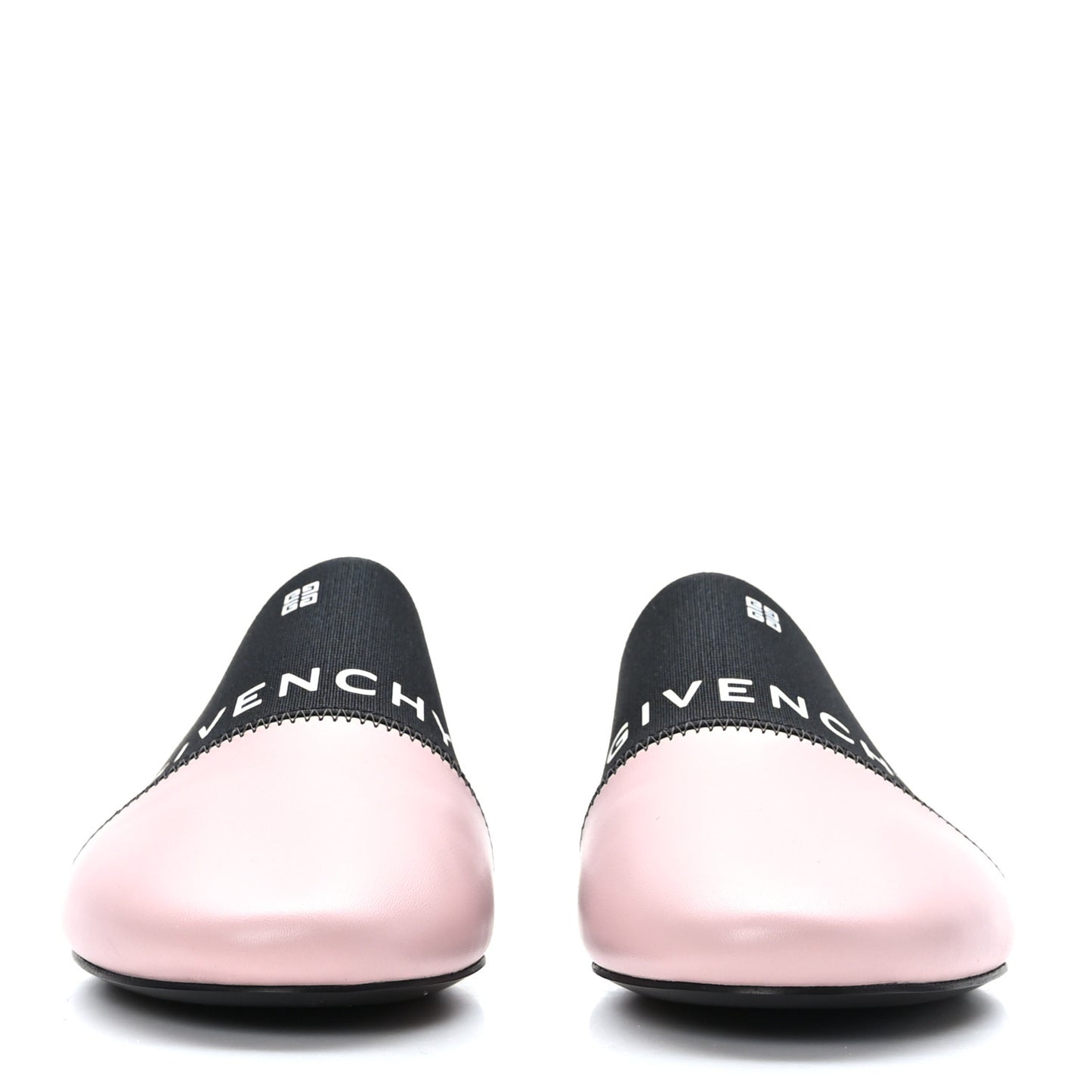 Calfskin Bedford Logo Mule Slides 36 Pink