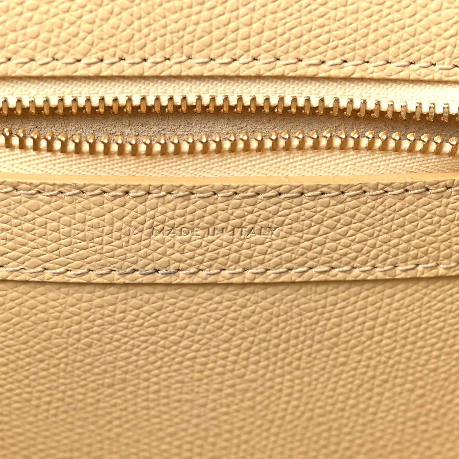 Celine Grained Calfskin Small Vertical Cabas Sand 7 of 9