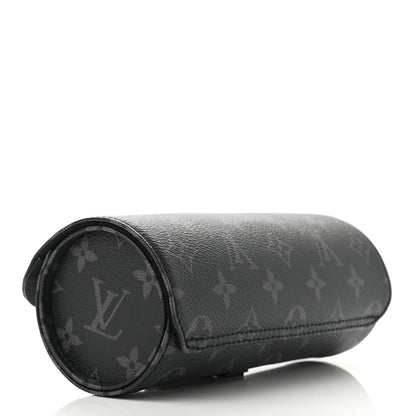 Louis Vuitton Monogram Eclipse 3 Watch Travel Case 4 of 7