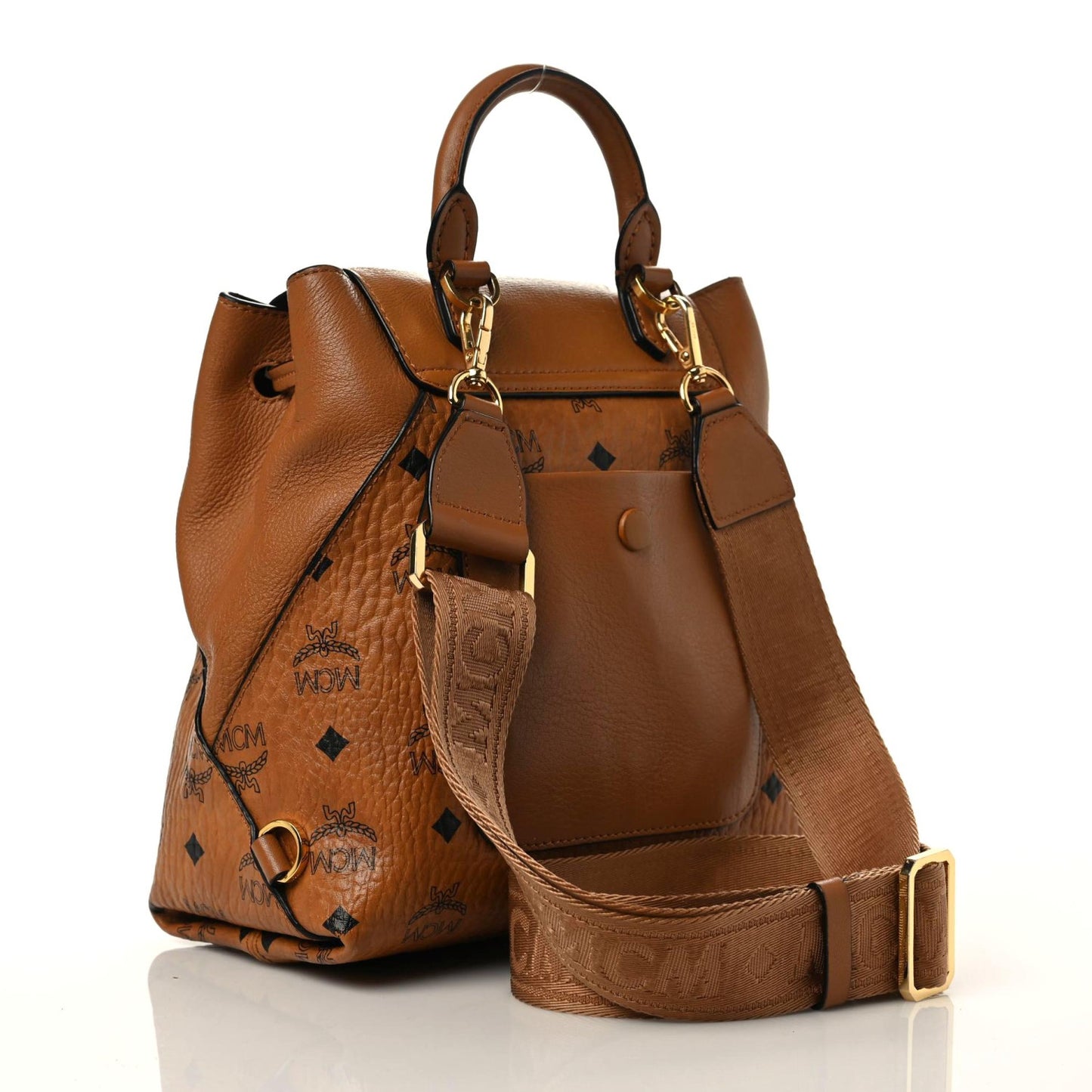 Visetos Small Essential Backpack Cognac