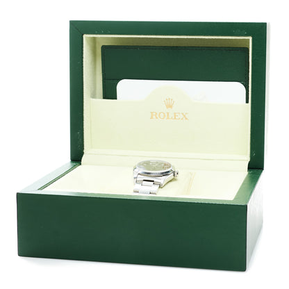 Rolex Stainless Steel 31mm Oyster Perpetual Watch Black 77080 5 of 5