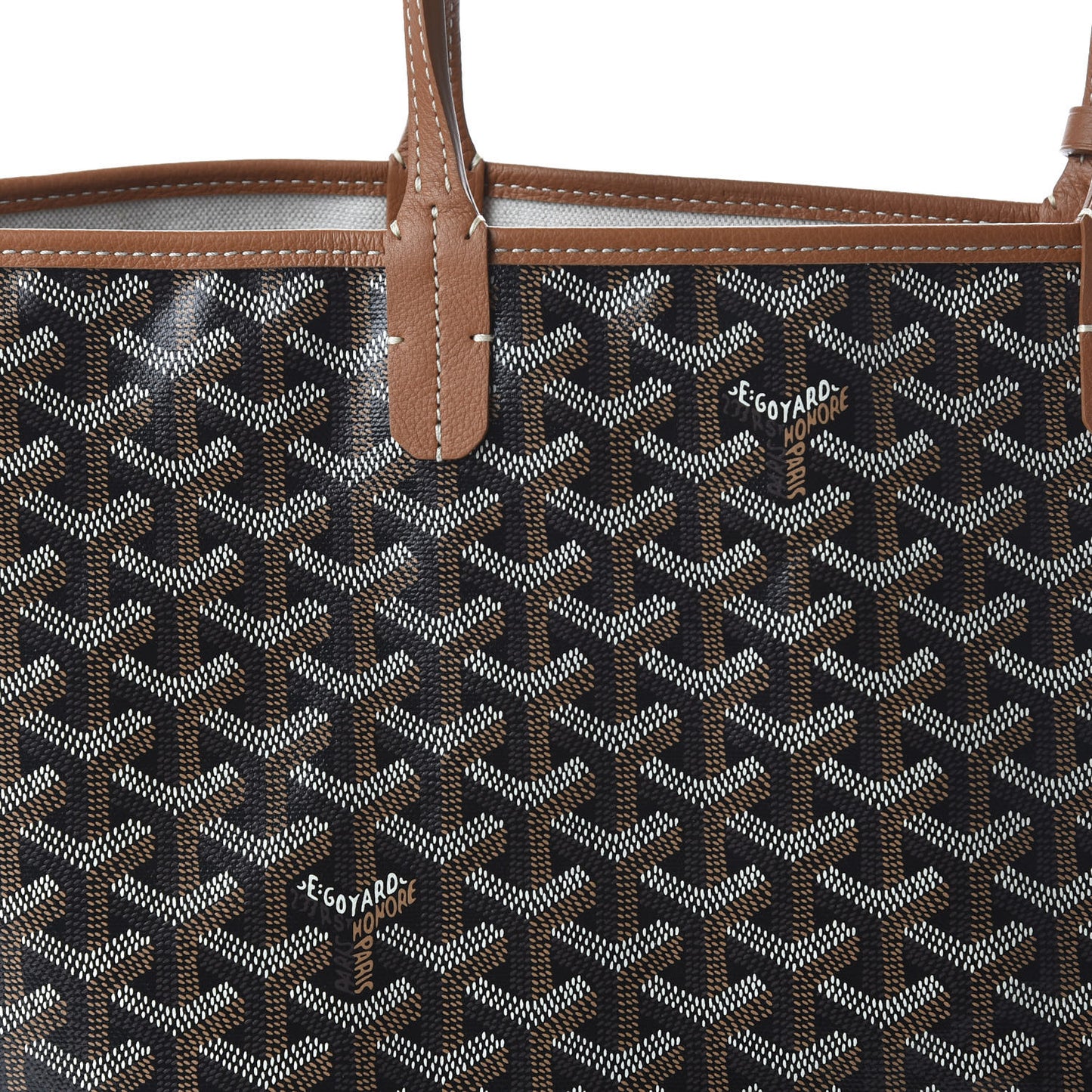 Goyardine Saint Louis PM Black Gold
