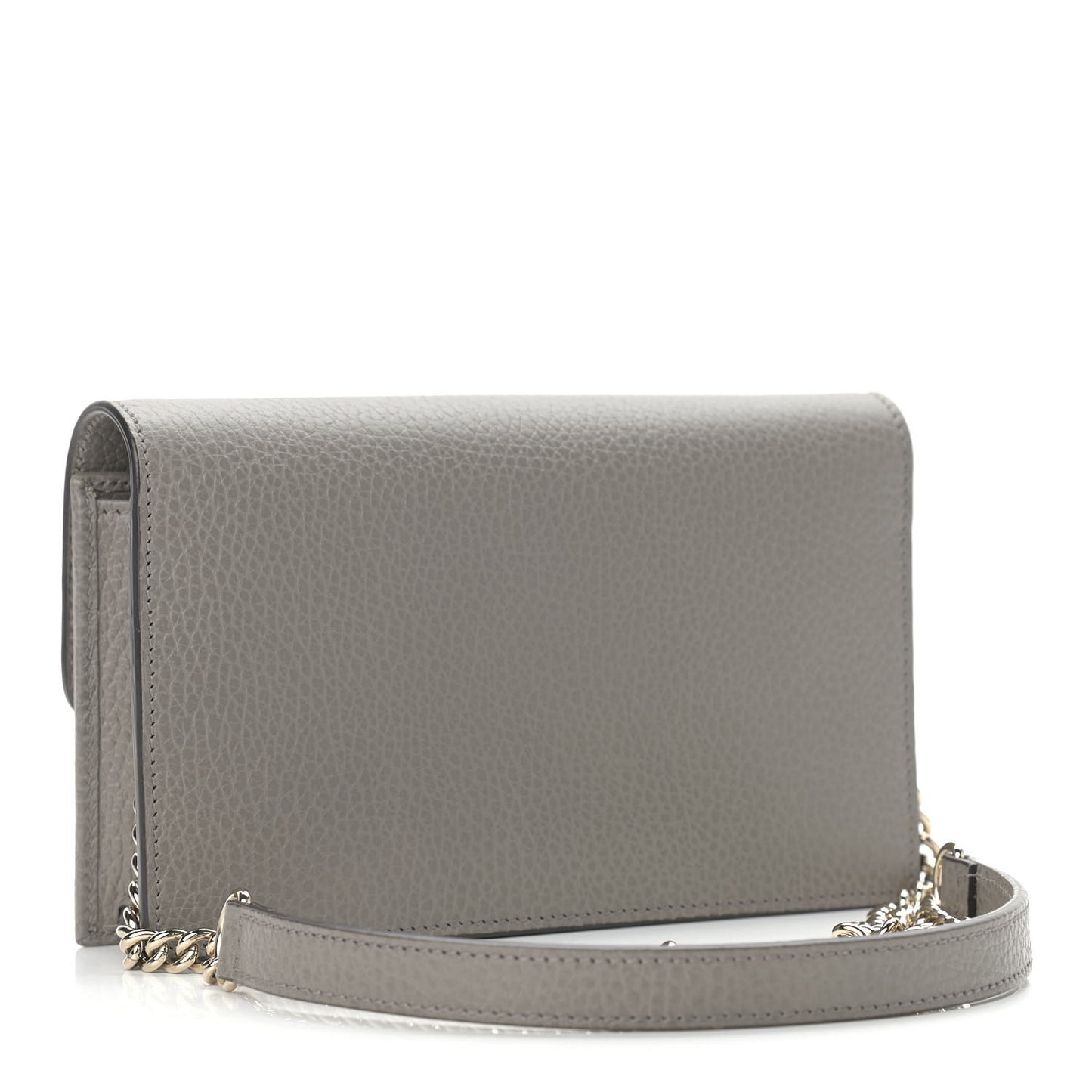 Dollar Calfskin Interlocking G Chain Wallet Loess
