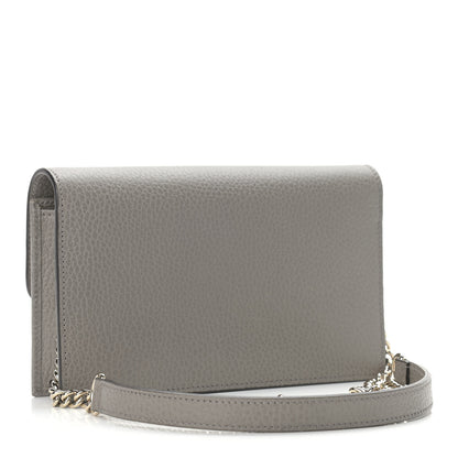 Gucci Dollar Calfskin Interlocking G Chain Wallet Loess 3 of 13