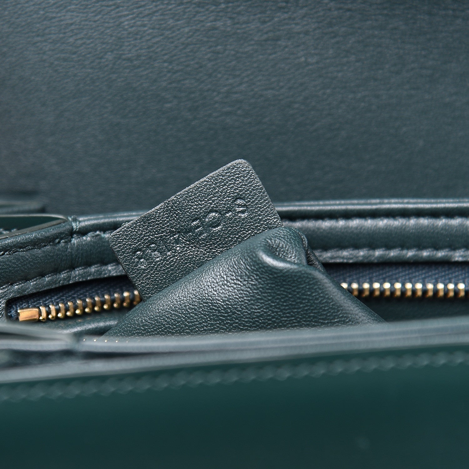 Celine Shiny Calfskin Medium Triomphe Amazone 8 of 14