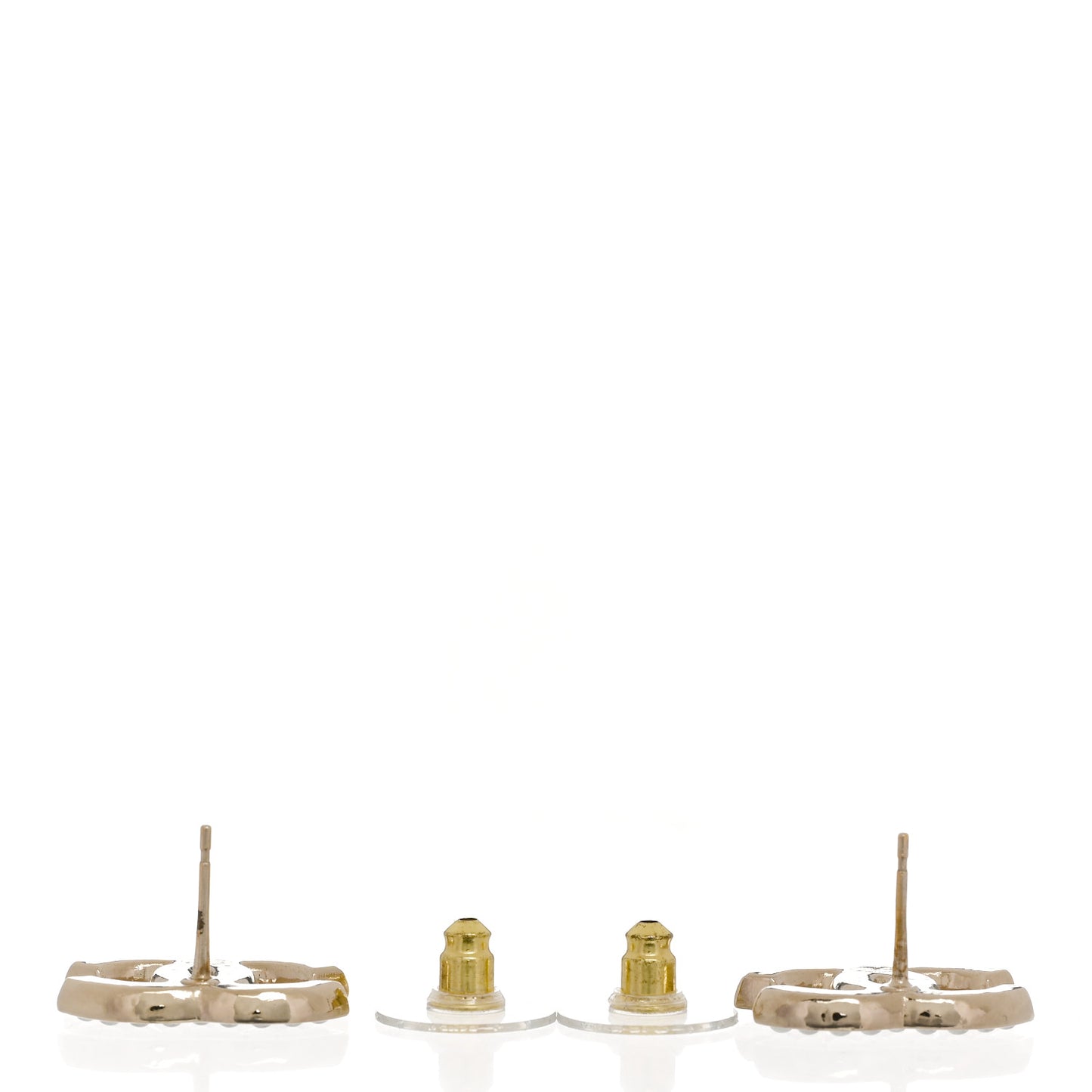 Pearl CC Earrings Gold