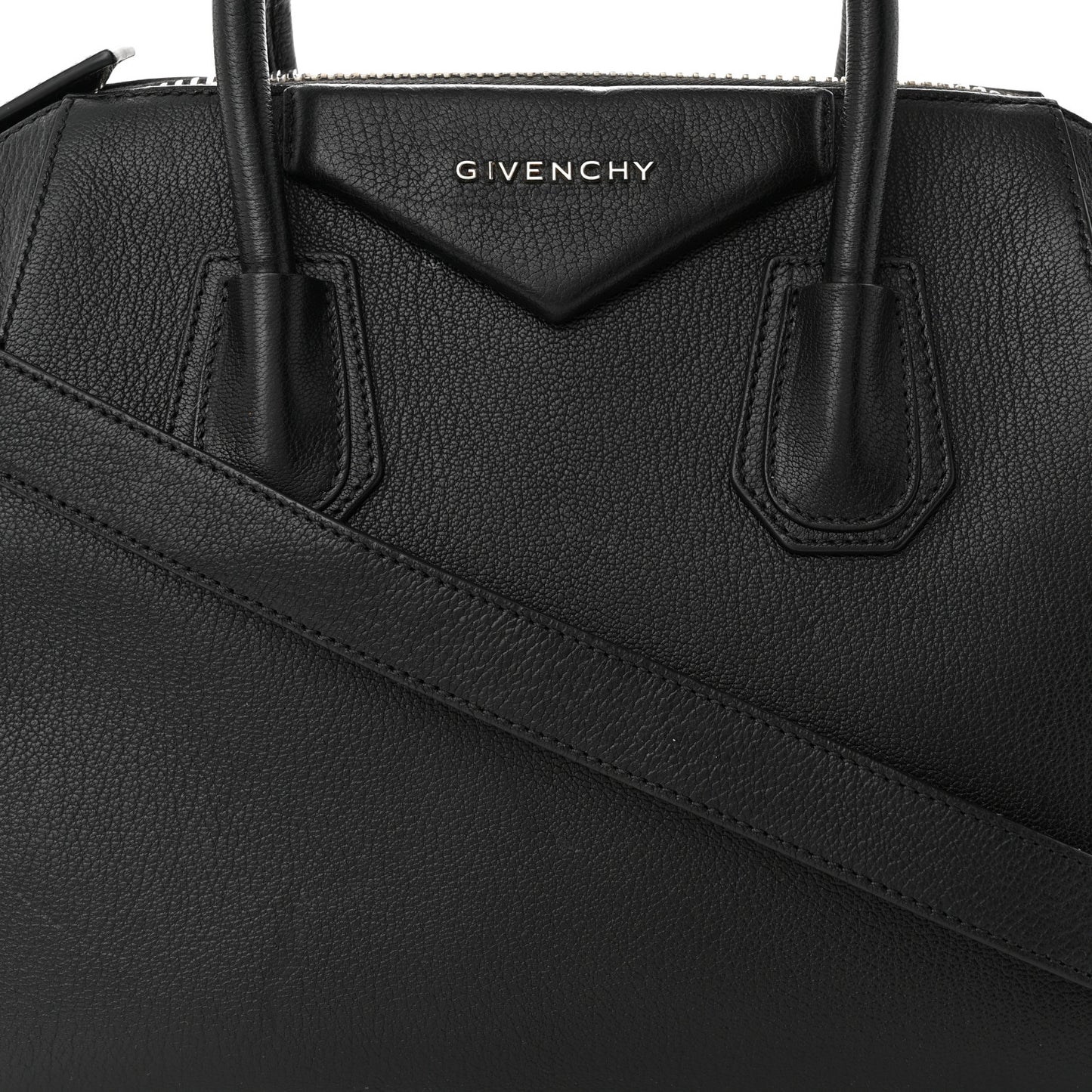 Sugar Goatskin Small Antigona Black