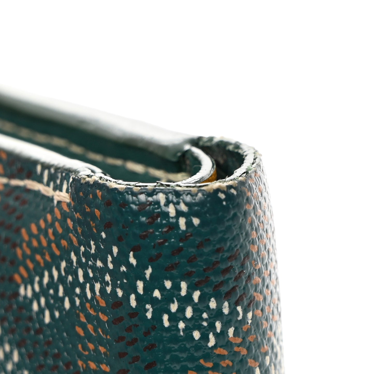 Goyardine Bi-Fold Victoire PM Wallet Green