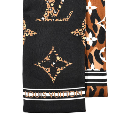 Louis Vuitton Silk Monogram Giant Jungle Bandeau Black 2 of 3