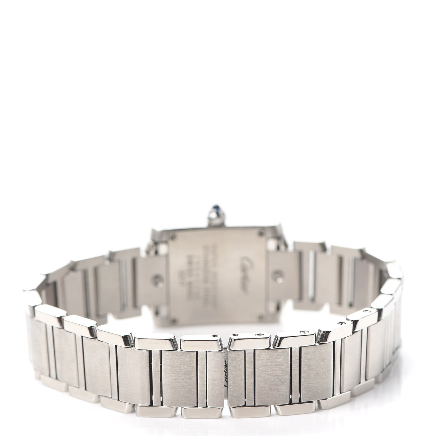 Stainless Steel 20mm Tank Francaise Quartz Watch