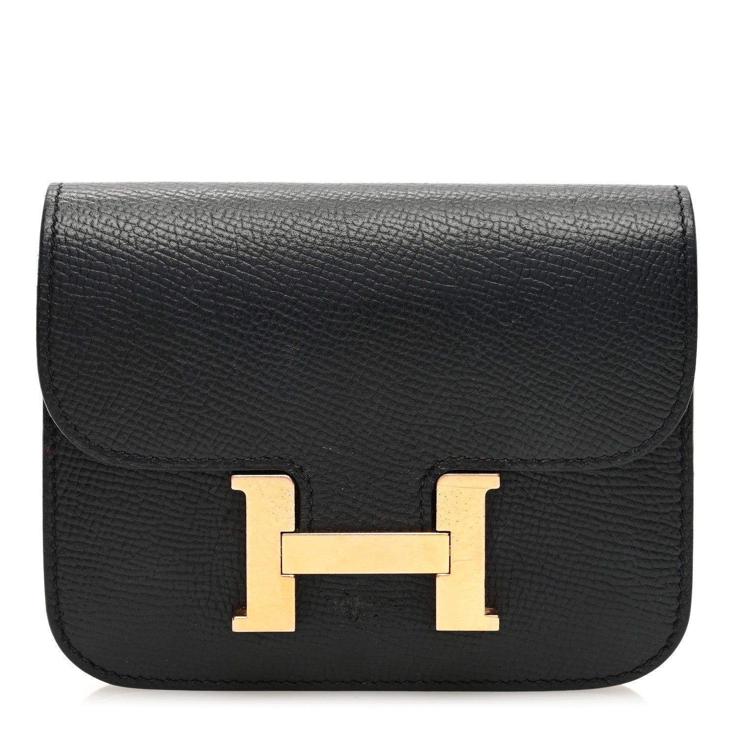 Hermes Epsom Constance Slim Wallet Black 1 of 10