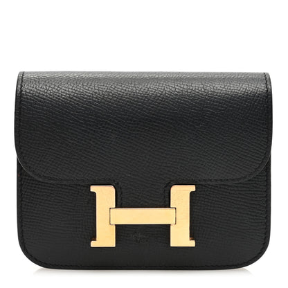 Hermes Epsom Constance Slim Wallet Black 1 of 10