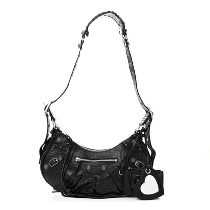 Balenciaga Agneau Arena Small Le Cagole Shoulder Bag Black 1 of 10