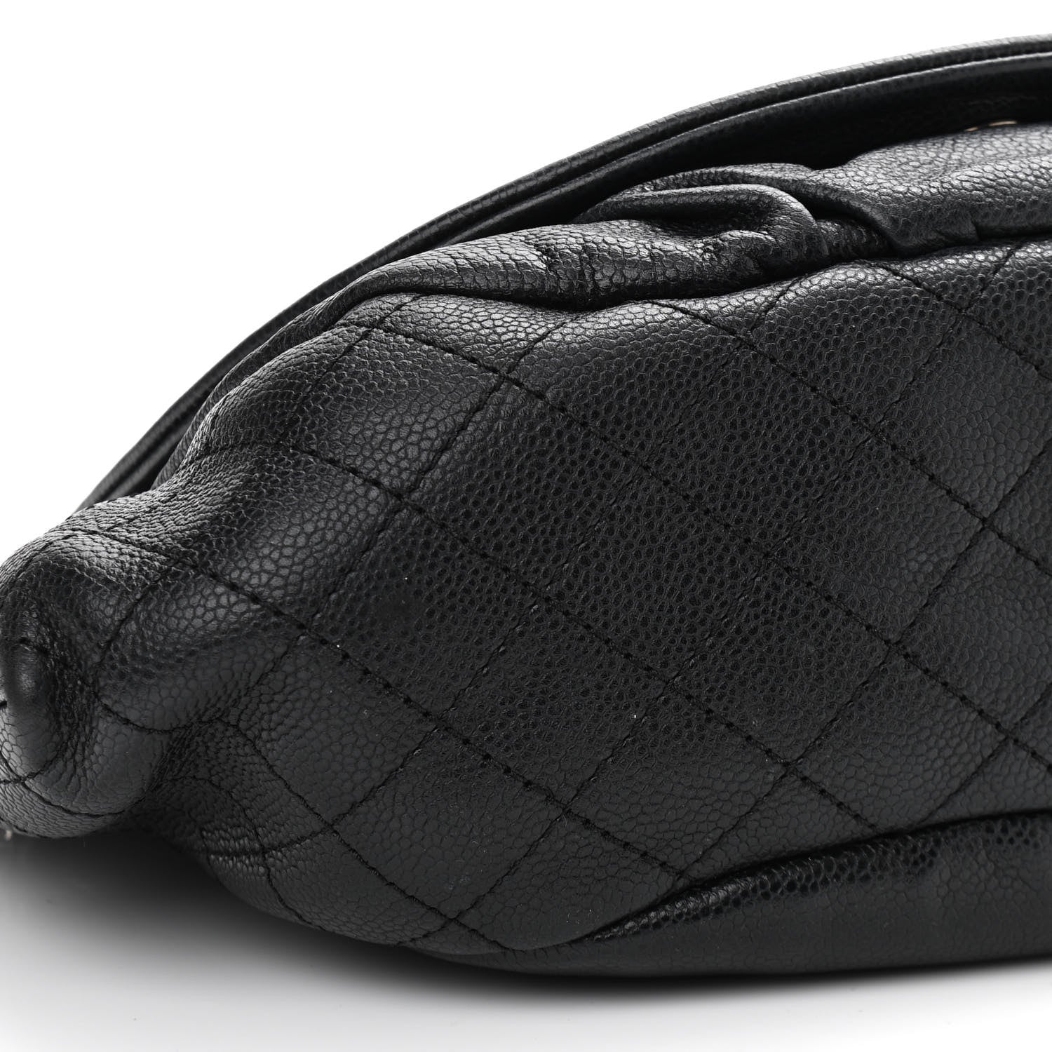 Chanel Caviar Half Moon Large Flap Black 9 of 13