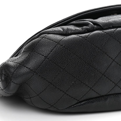 Chanel Caviar Half Moon Large Flap Black 9 of 13