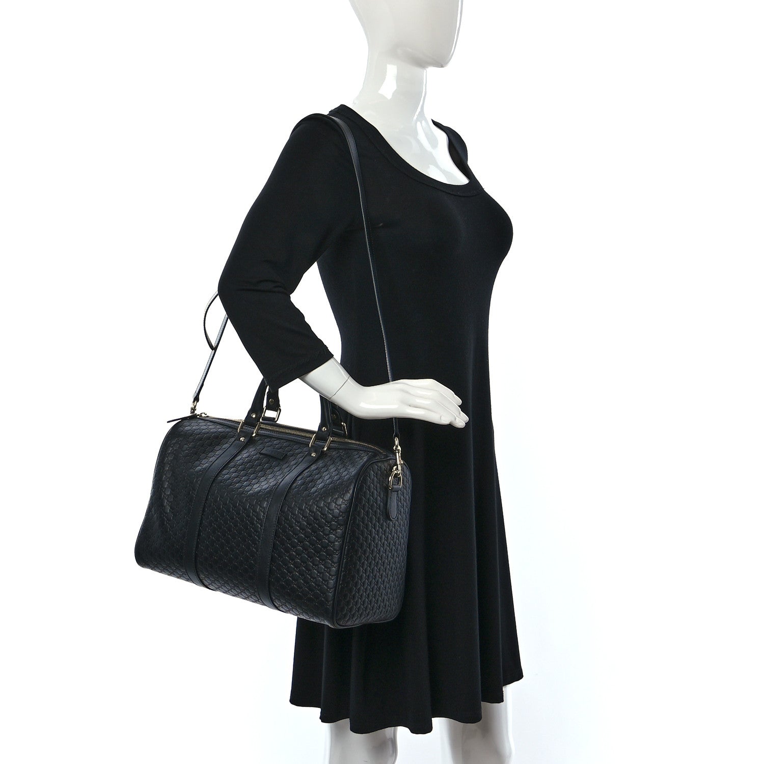 Gucci Microguccissima Medium Joy Boston Black 2 of 11