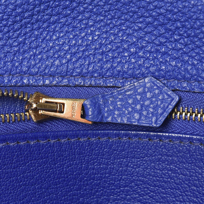 Hermes Togo Kelly Retourne 32 Bleu Electrique 12 of 49