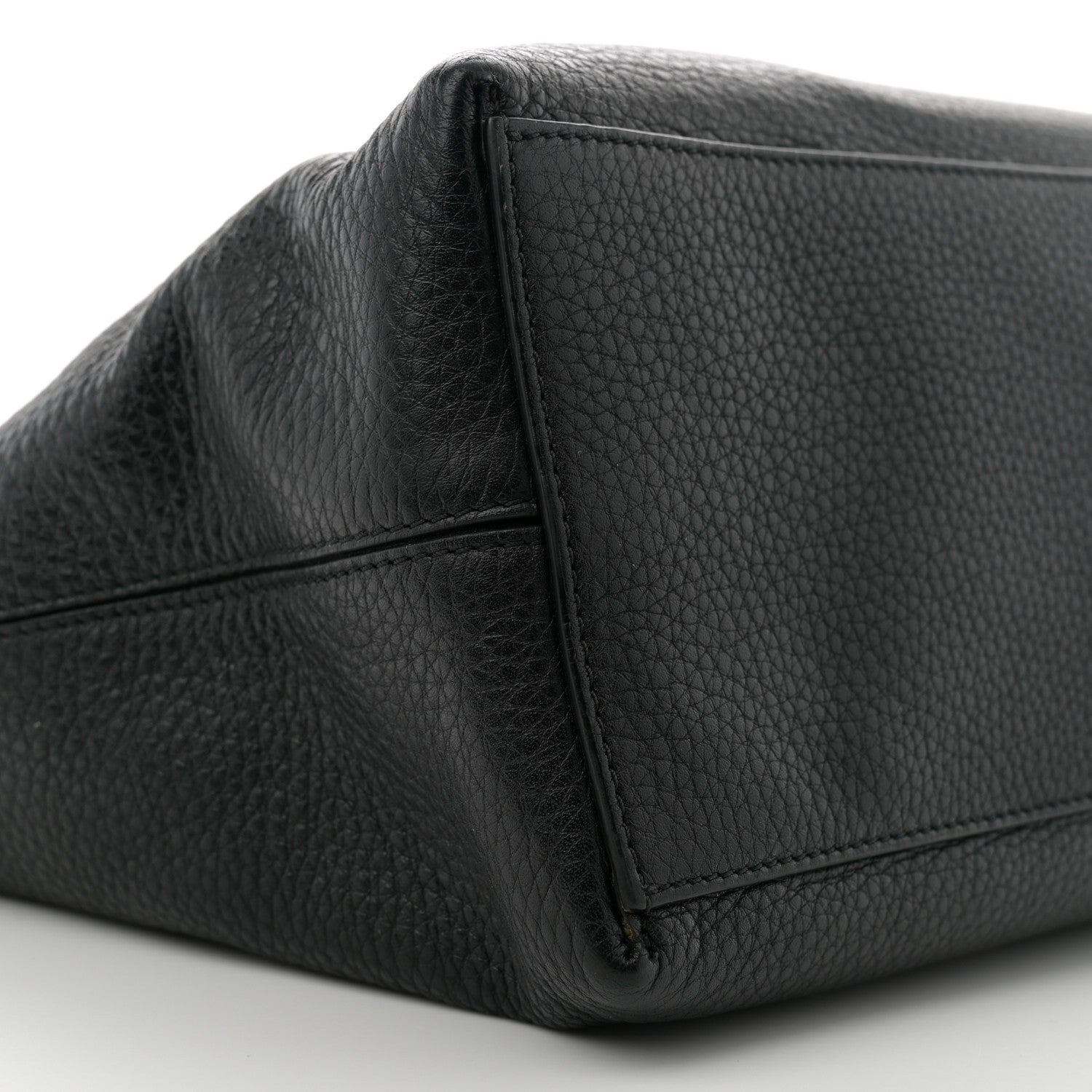 Valentino Garavani Grained Calfskin Rockstud Shoulder Tote Black 8 of 12