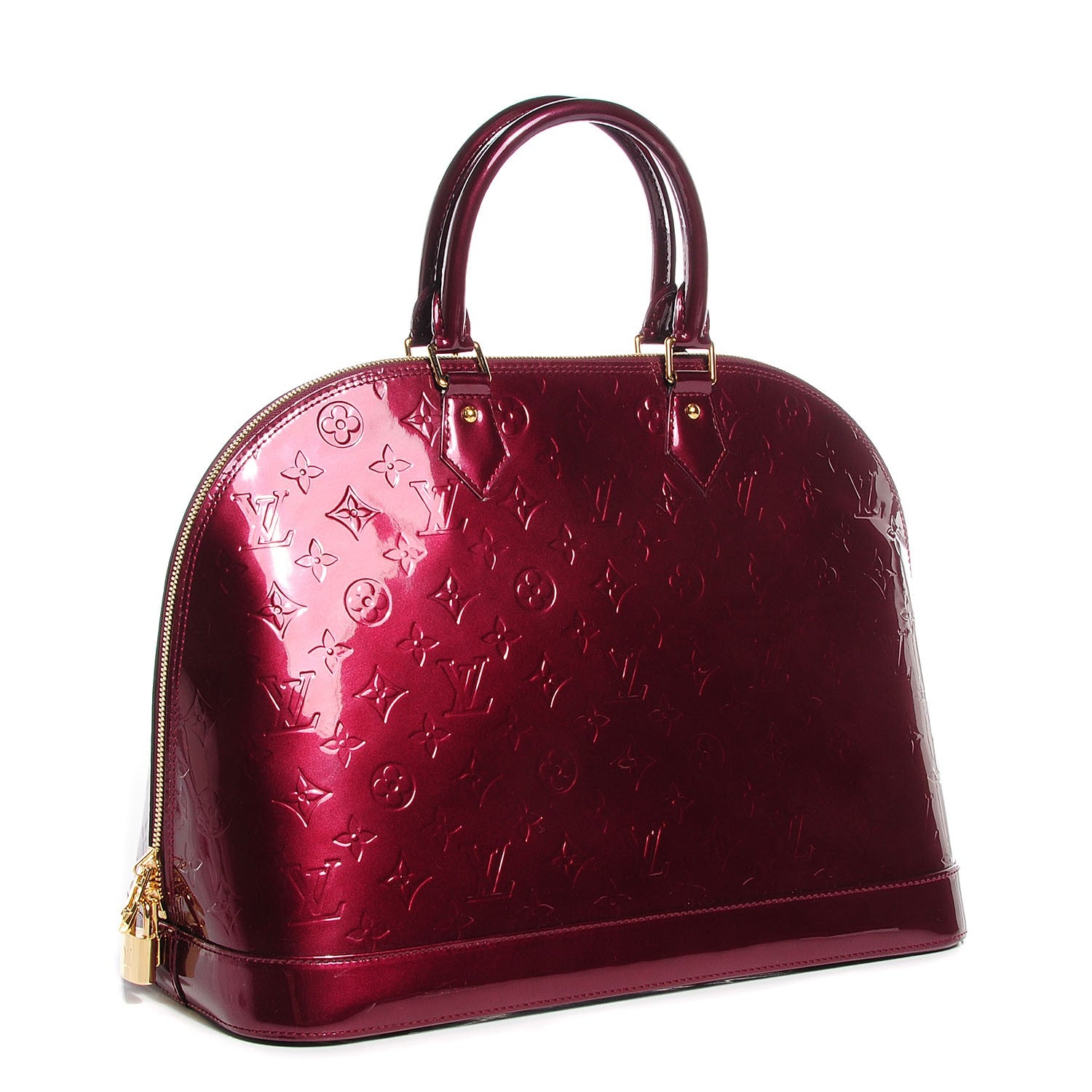 Louis Vuitton Vernis Alma GM Rouge Fauviste 3 of 8
