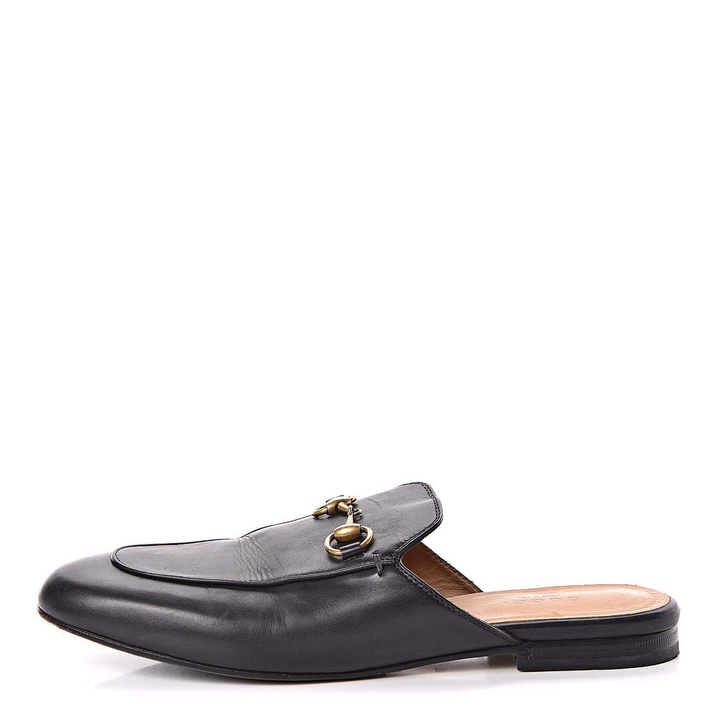 Calfskin Womens Princetown Slippers 37 Black