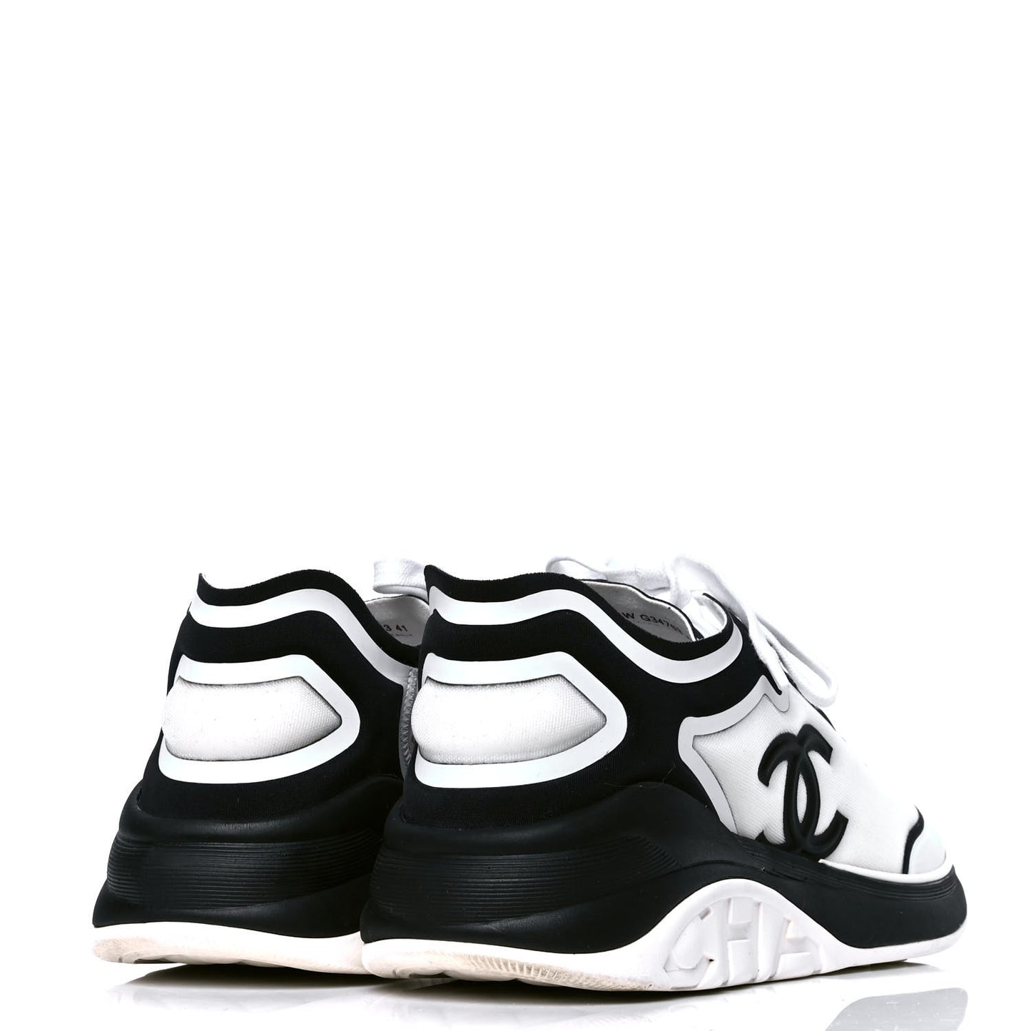 Lycra Womens CC Sneakers 41 White Black