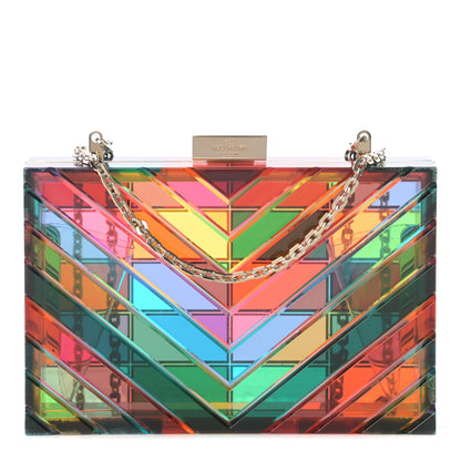 Valentino Garavani Acrylic 1973 Clutch With Chain Multicolor 1 of 13