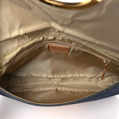 Christian Dior Denim Malice Shoulder Bag Dark Blue 5 of 8