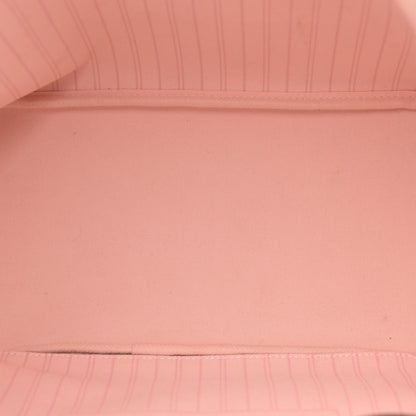 Louis Vuitton Damier Ebene Neo Neverfull MM Rose Ballerine 6 of 12