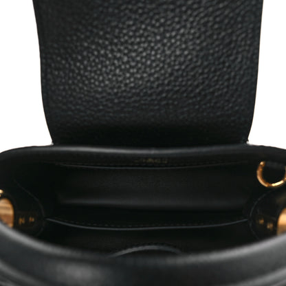 Louis Vuitton Taurillon Mini Capucines Black 5 of 8