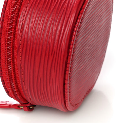 Louis Vuitton Epi Ecrin Bijoux 8cm Jewelry Box Rouge 9 of 10