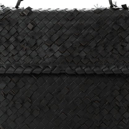 Bottega Veneta Nappa Intrecciato Fringe Flap Black 8 of 10