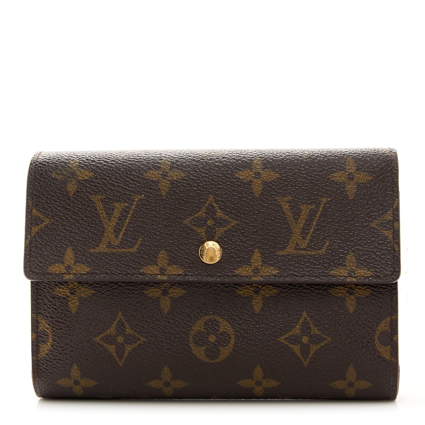 Monogram Tri-Fold Compact Wallet