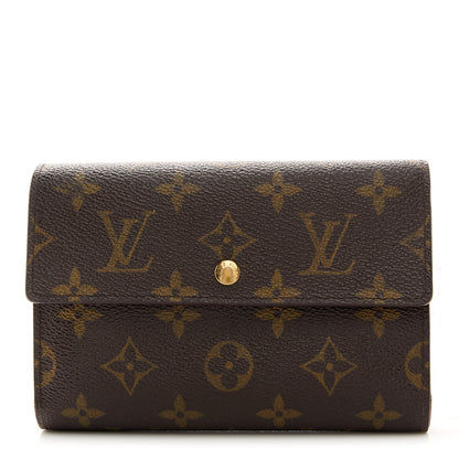 Louis Vuitton Monogram Tri-Fold Compact Wallet 1 of 8