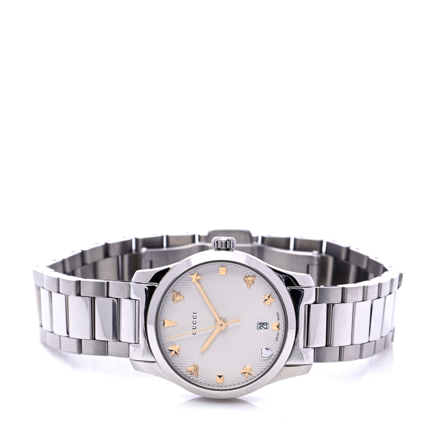 Stainless Steel 27mm G-Timeless Charm Quartz Watch