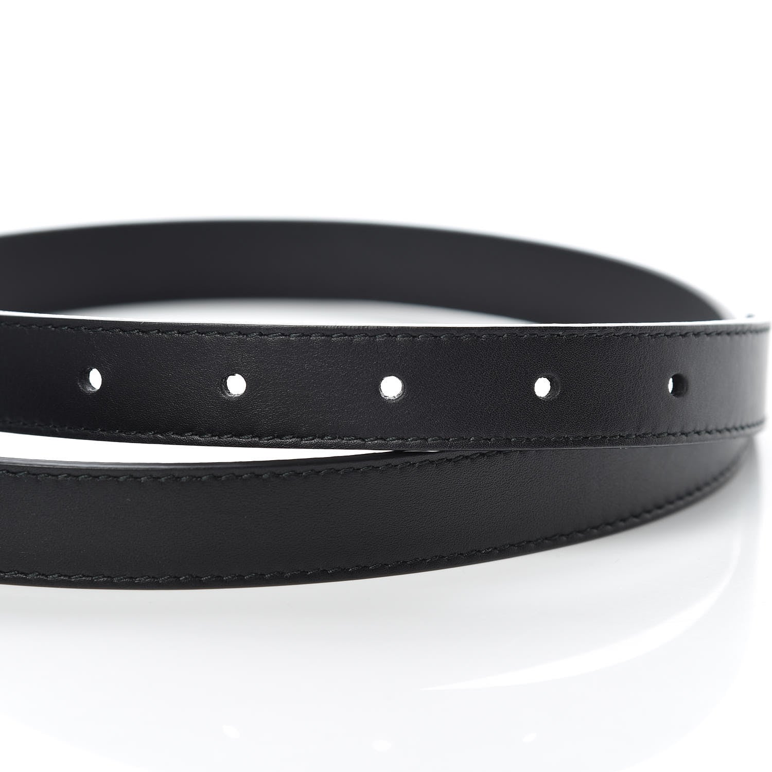 Gucci Calfskin Double G 20mm Belt 90 36 Black 5 of 7