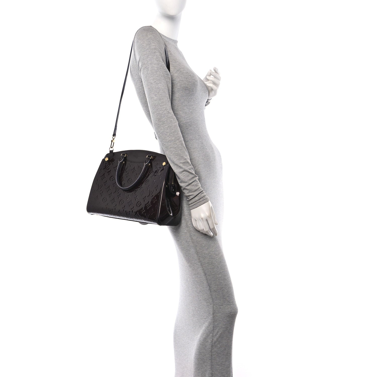Louis Vuitton Vernis Brea MM NM Amarante 2 of 10