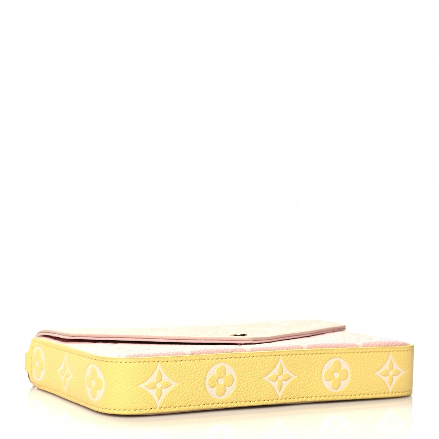 Empreinte Spring in the City Felicie Pochette Chain Wallet Pink Beige Yellow