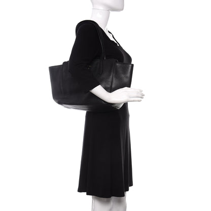 Gucci Pebbled Calfskin Small Swing Tote Black 2 of 10