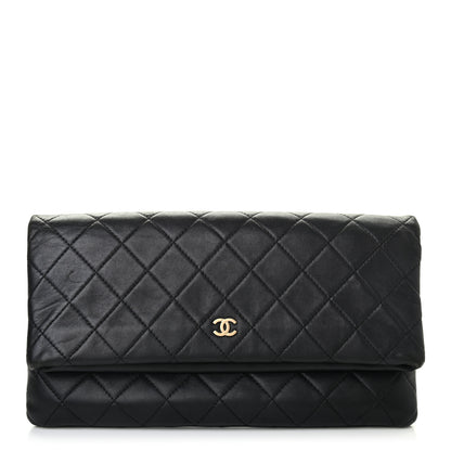 Chanel Lambskin Quilted CC Beauty Clutch Black 1 of 7