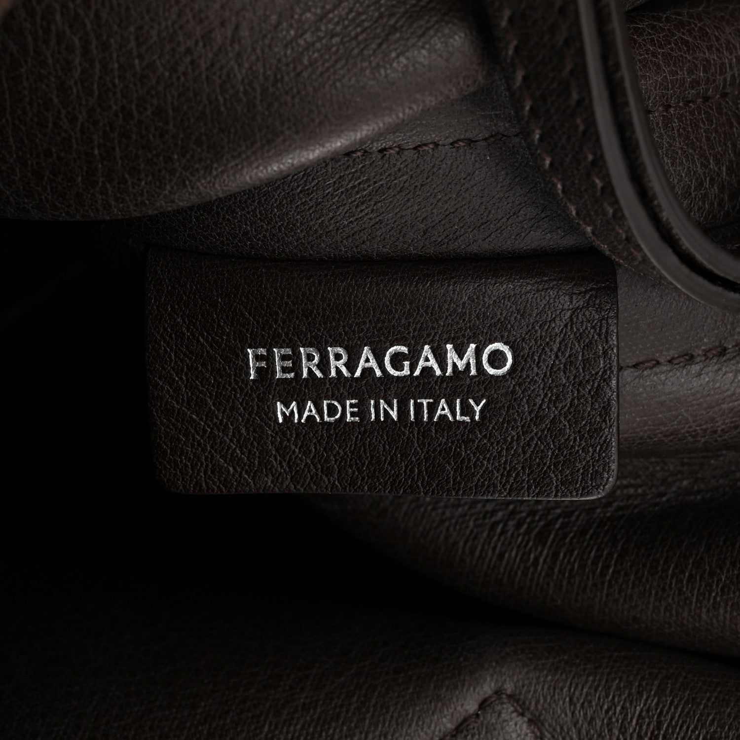 Salvatore Ferragamo Calfskin Suede Medium Archivo Gancio Hobo Testa di Moro 7 of 11