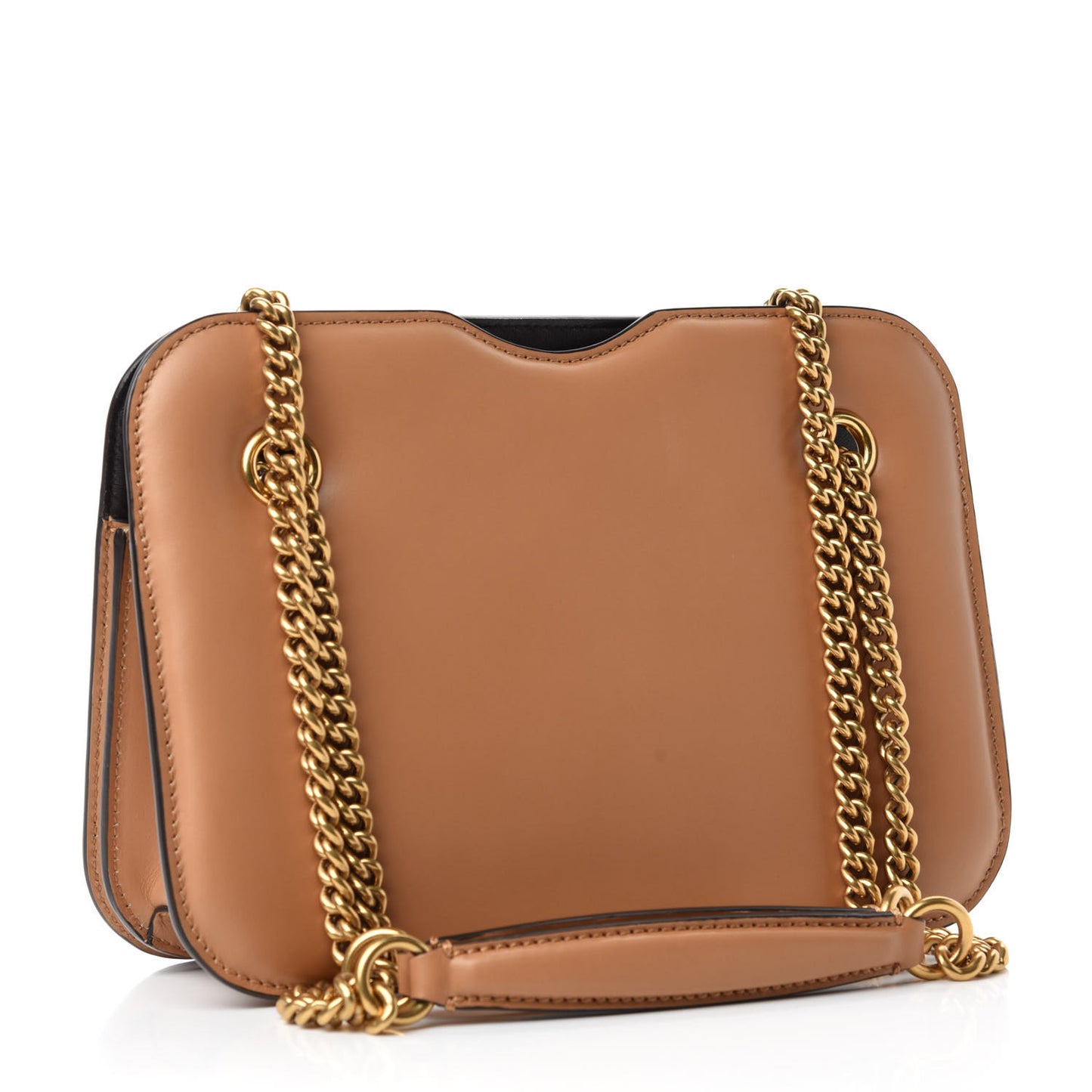 Vitello King Nubuck Pequin Karligraphy Pocket Shoulder Bag Biscuit Tobacco Moro