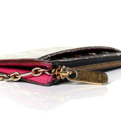 Louis Vuitton Monogram Multicolor Key Pouch Black Grenade 6 of 7