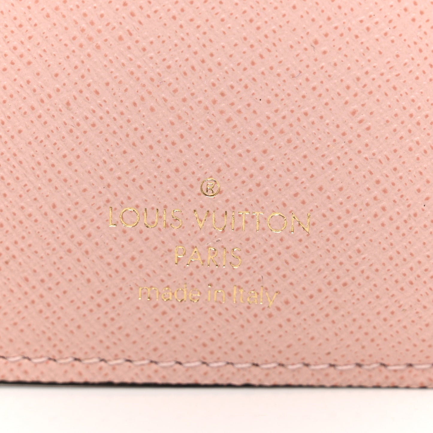 Damier Ebene Victorine Wallet Rose Ballerine