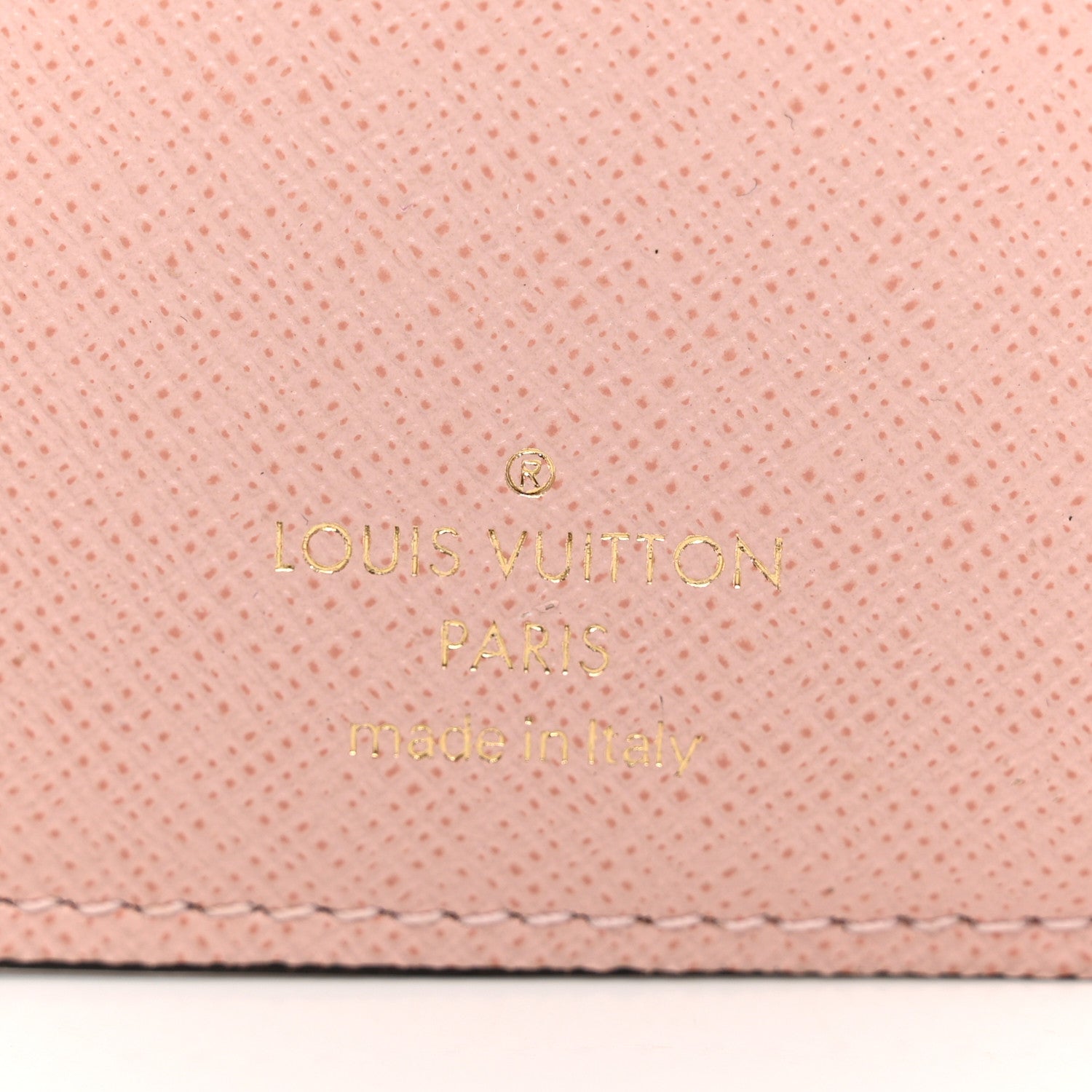 Louis Vuitton Damier Ebene Victorine Wallet Rose Ballerine 6 of 9
