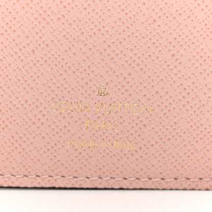 Louis Vuitton Damier Ebene Victorine Wallet Rose Ballerine 6 of 9