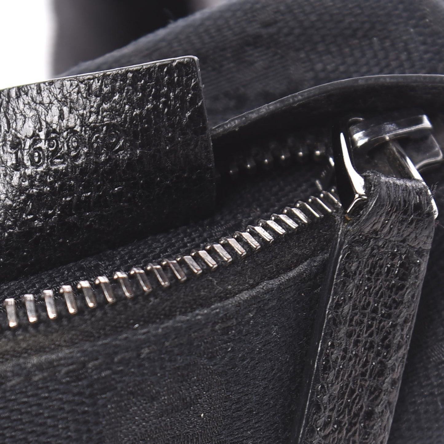 GG Monogram Double Pocket Belt Bag Black