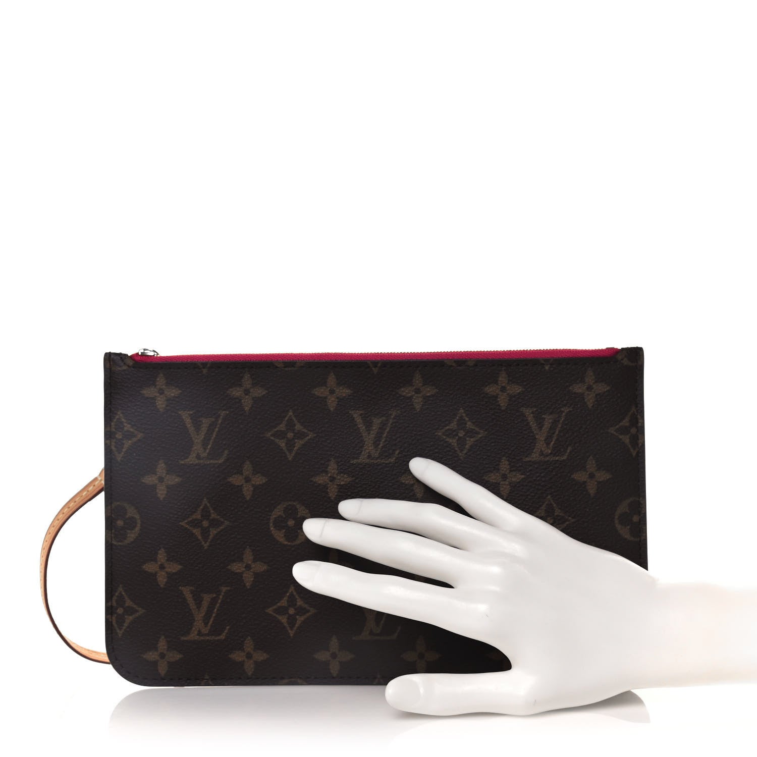 Louis Vuitton Monogram Neverfull MM GM Pochette Pivoine 2 of 8