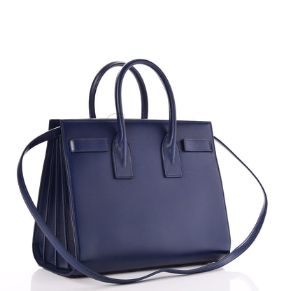 Saint Laurent Calfskin Small Sac De Jour Blue 4 of 8